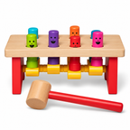 Wooden Pounding Bench