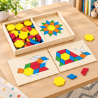 Wooden Pattern Block Set