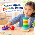 Wooden Rainbow Stacker