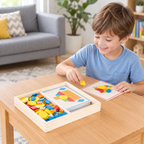 Wooden Pattern Block Set