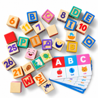 Wooden Learning Blocks Set