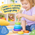 Wooden Rainbow Stacker