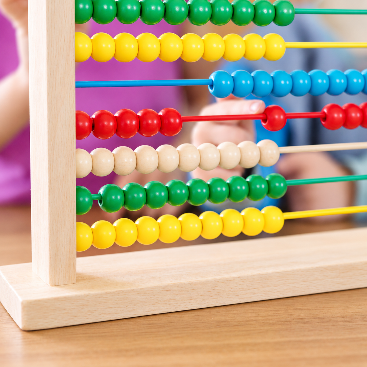 Wooden Counting Abacus