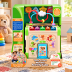 Wooden Activity Learning Cube