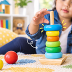 Wooden Rainbow Stacker